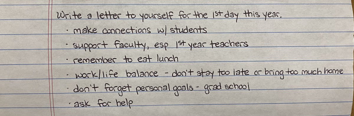 AylaMertturk's tweet photo. Packing up my office at @mullerroad and found my goals for this school year. I think I checked off everything! Maybe not perfectly, but I tried. #SchoolPsych #WeAreMuller #OneTeamOneDirection https://t.co/48ewY0IE4x