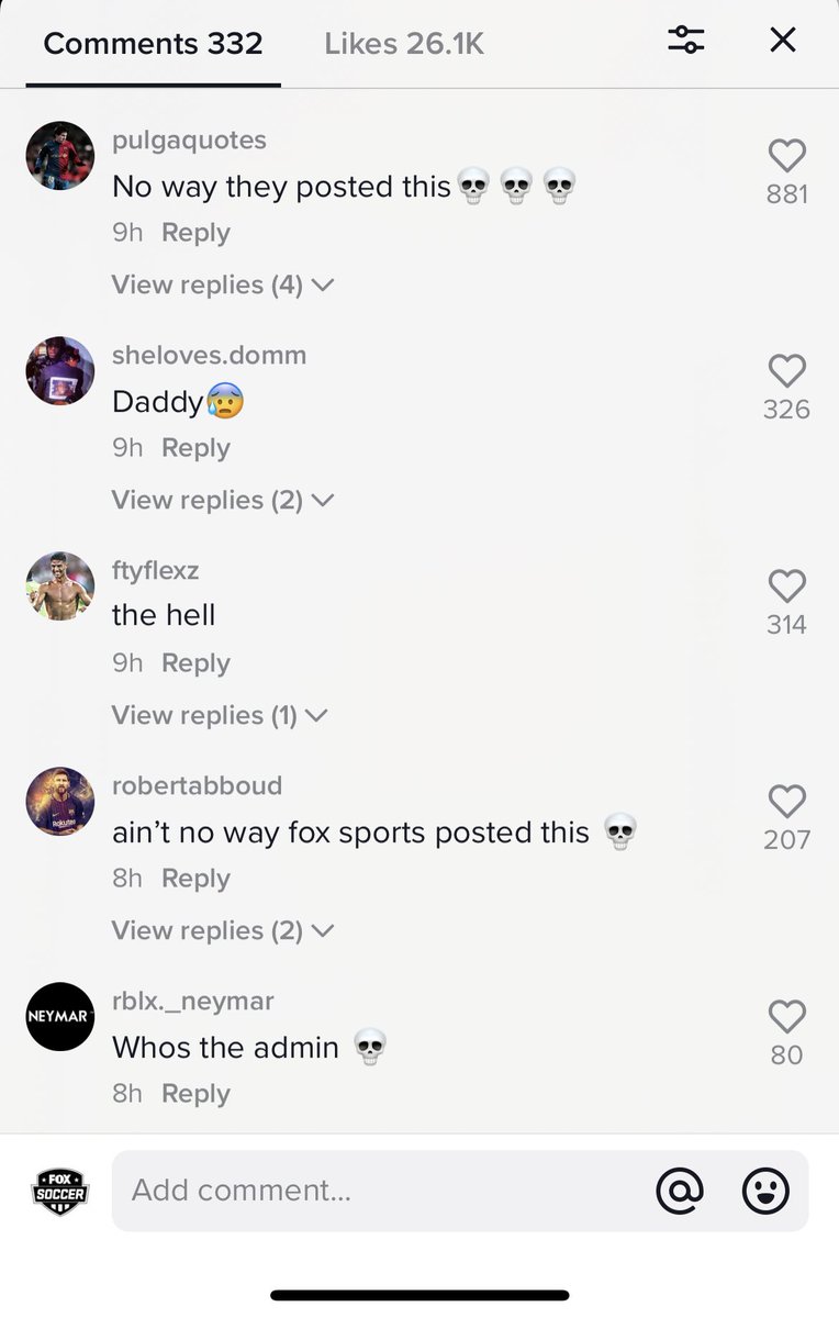 If you aren’t following FOX Soccer on TikTok you’re missing out on videos that make people say things like this