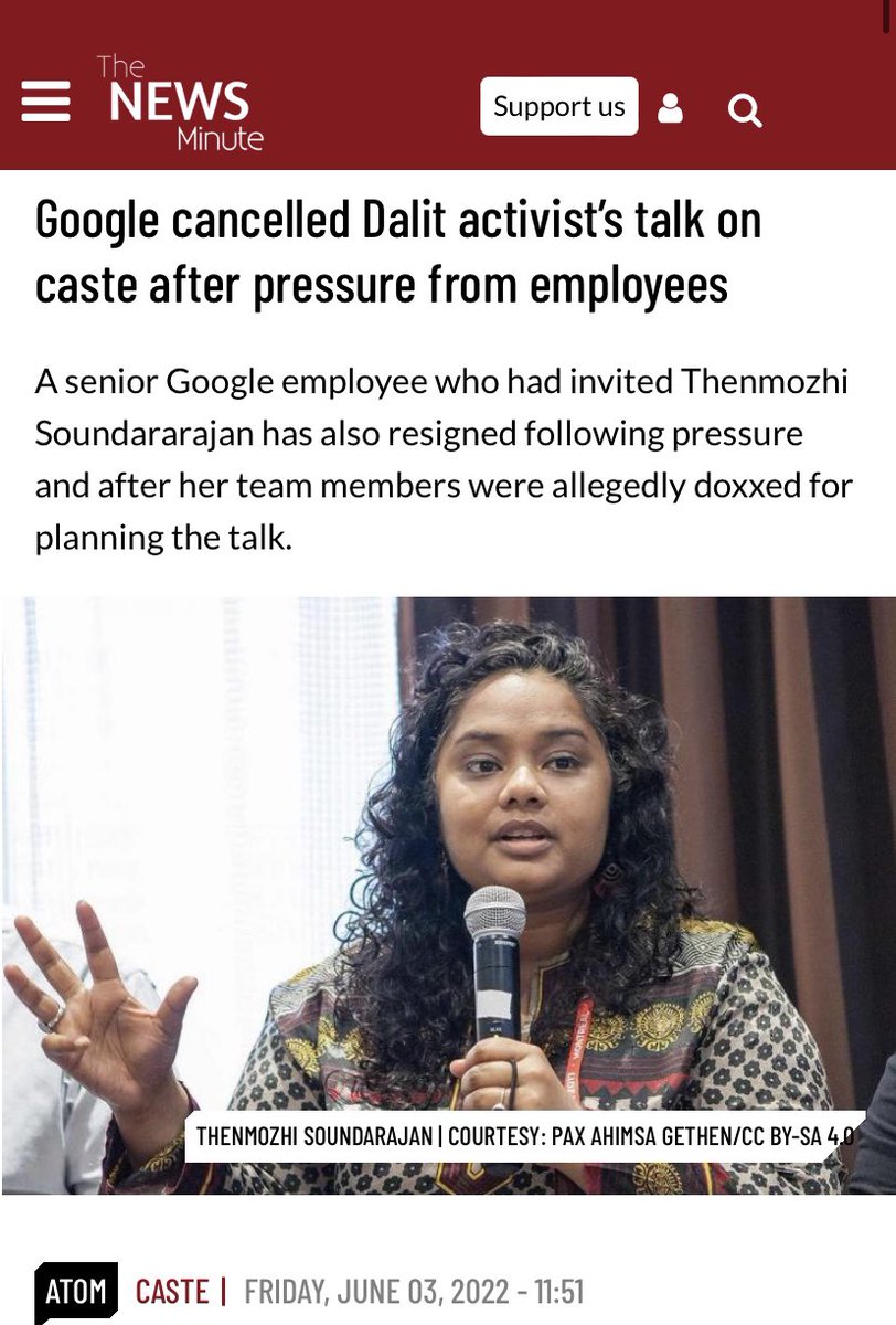 Dear <a href="/sundarpichai/">Sundar Pichai</a>, your company publishes Annual Diversity Report about gender and race. Please also publish social audit/caste of your Indian origin employees. We want to know more about your appointees. <a href="/Google/">Google</a> #CasteistGoogle