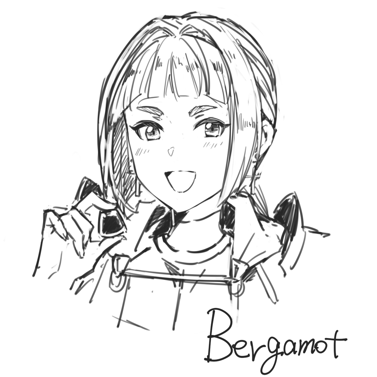 【創作】うちの女騎士sの非実在バレンタインキャンペーンお返しイラストです(アーリャ、ヴィニーさん、ベルガ、ベルガ(30代隊長バージョン)) 