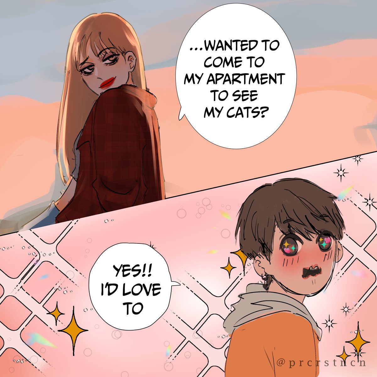 Prcrstncn's tweet photo. finally I came back! I hope u like my new minicomic #lizkook #lizkookinyourarea #lizkookcouple #liskook #liskookfanart #blackbangtan #liskookshipper #bunicorn #bunicorncouple #lizkookfanart #kookielisa #maknaecouple #magniranthine https://t.co/7h5aYxNA1V