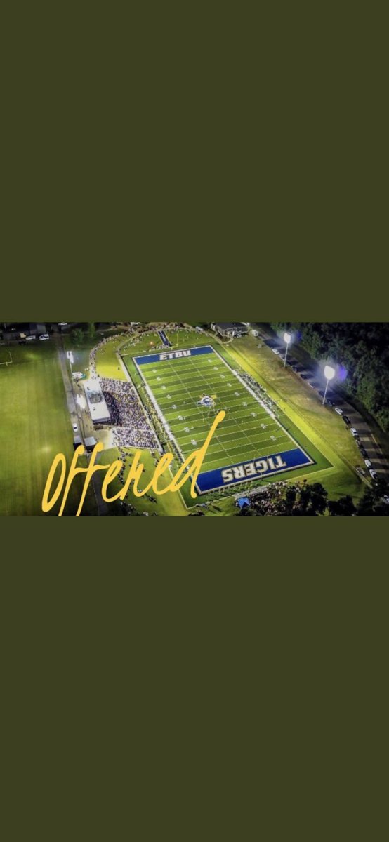 masonmcminn2's tweet photo. extremely blessed to receive my first offer from east texas baptist university! Thank you (@coachjwmoore) for believing in me!
@Coach_Cluley @coach_bell32 @RandallMcminn @Iconic7v7 @MPTFootball https://t.co/rUIRvii6Ji