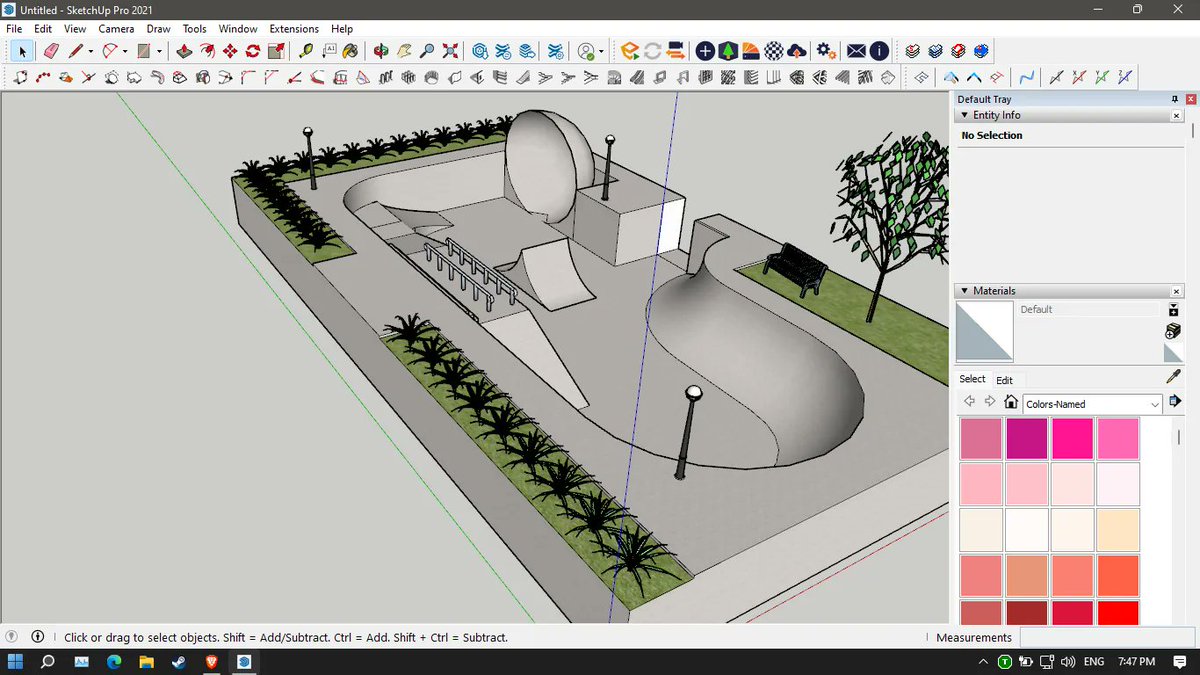 Yesterday, Cafe &amp; Skatepark in the making @SkaterBirdsNFT