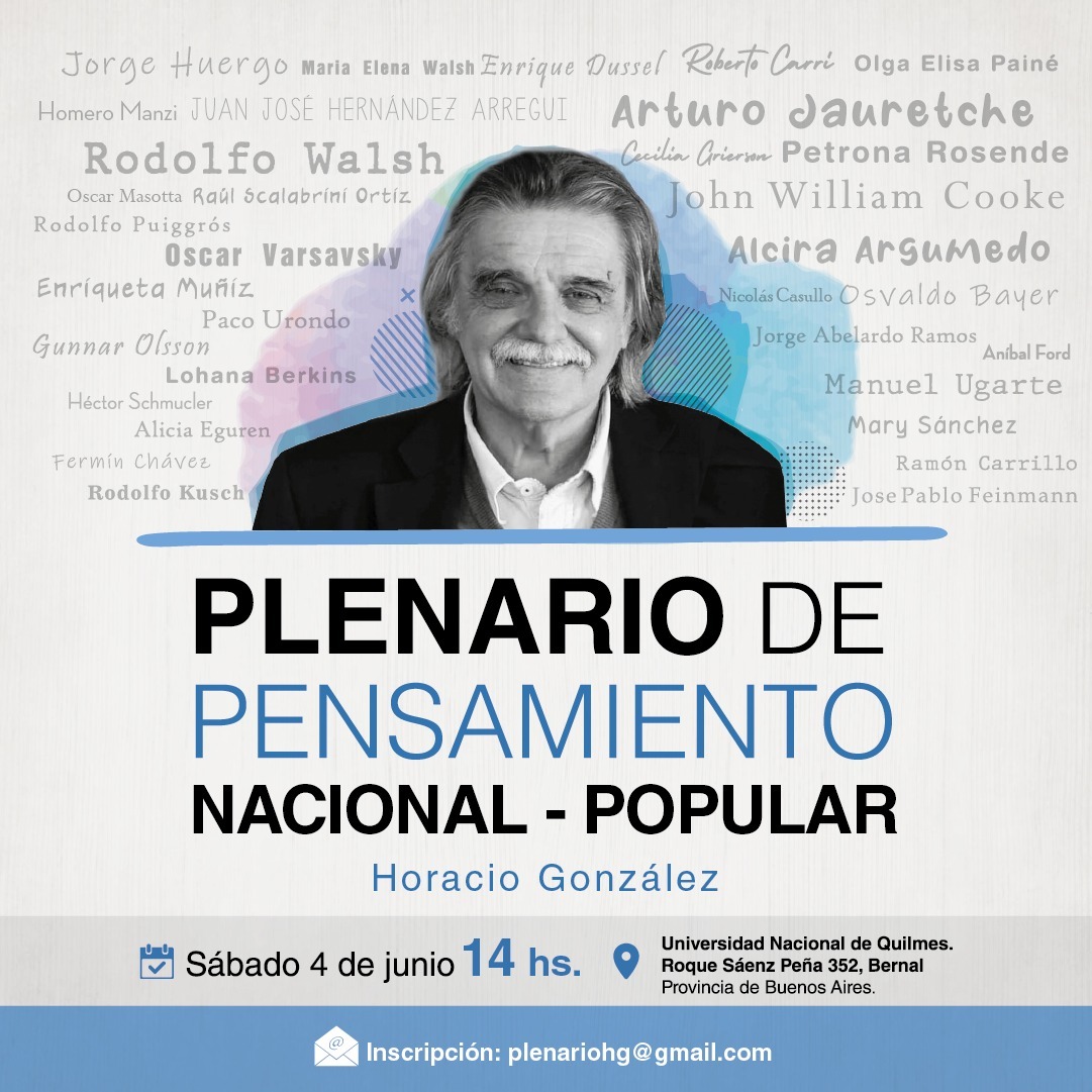 rinconet's tweet photo. Mañana sábado 04/06 desde las 14h, Plenario del Pensamiento Nacional - Popular en la @UNQoficial. La convocatoria es abierta, sólo hace falta inscribirse: https://t.co/RNOxRBHrFU https://t.co/tqHSgsyKSU