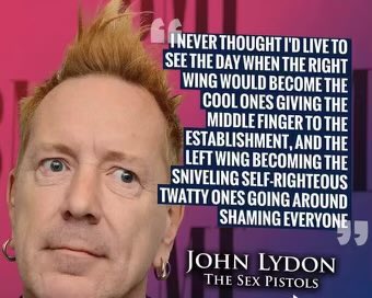 Johnny Rotten of The Sex Pistols