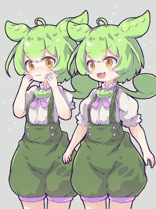 ずんだ色に染まりつつ、、、あるのだ!!🍡🍏🍐🍈(YouTube▶) #ずんだもん 