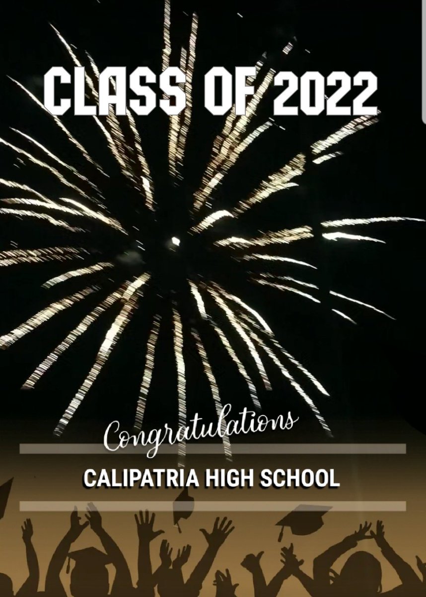 CalipatriaPD's tweet photo. Congratulations to the Class of 2022. Good luck to all your future endeavors and stay motivated. To those who are off to the military, stay safe, be strong, and always have heart. Good luck to all. #Classof2022 #calipatriahighschool #graduation2022 #calipatria #ImperialCounty https://t.co/cp5GgNTNiW