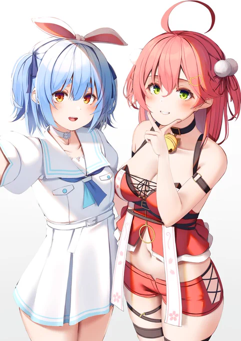 ショートなツーサイドアップの2人。。。
よき 
