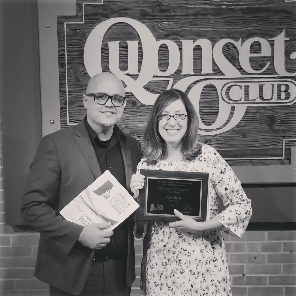 Shout-out to my good friend <a href="/elysepressmajor/">elyse major</a>. Here's to another great year of being co-presidents of the RI Press Association.