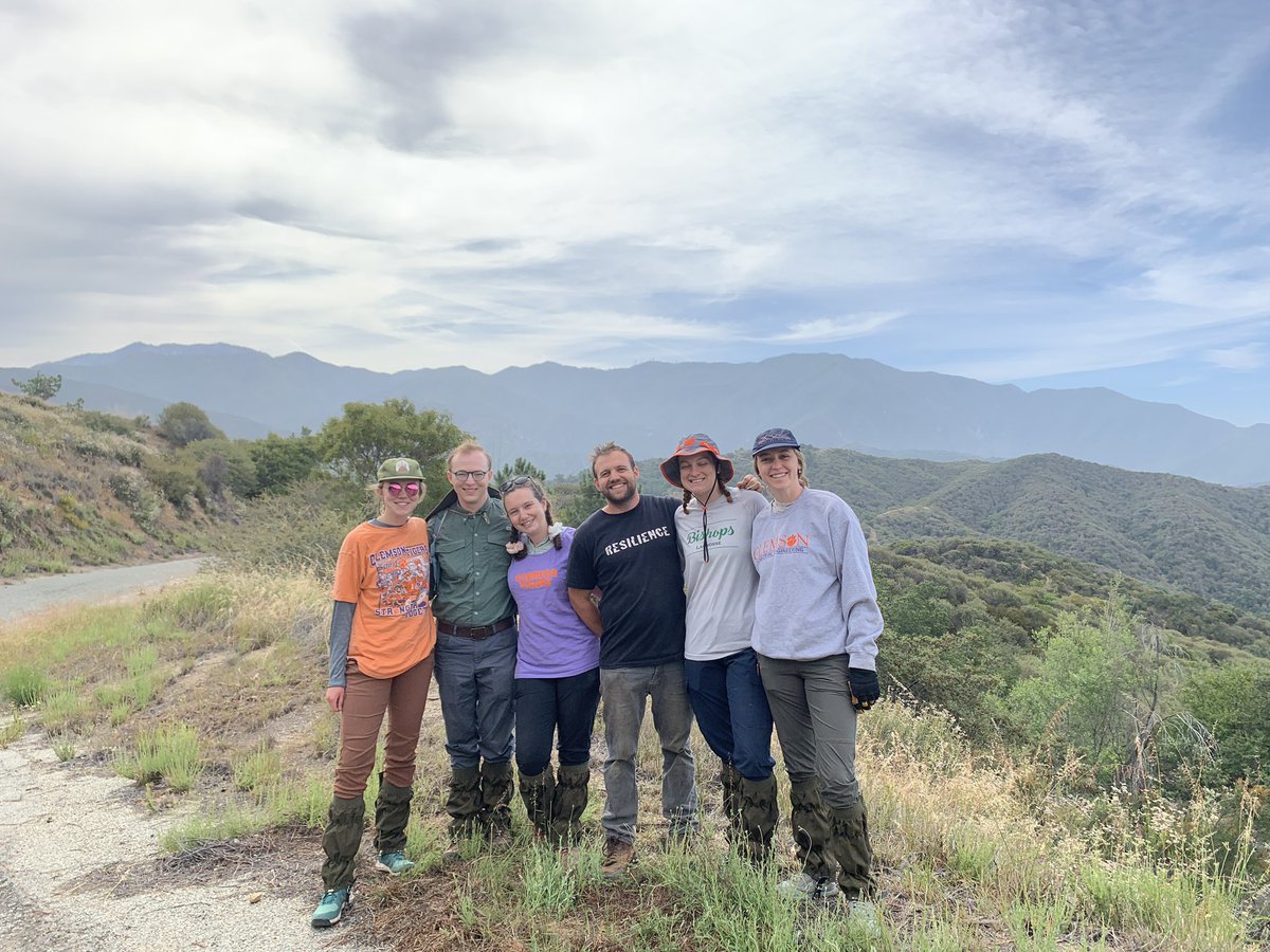 The full <a href="/ClemsonUniv/">Clemson University</a> crew is overlapping for a day in the San Gabriel Mountains in So. Cal for #nsf funded research with the <a href="/BedrockZone/">CZN Bedrock Cluster</a>. We are investigating Critical zone processes using a wide array of measurements. <a href="/ClemsonEEES/">Clemson EEES</a> #criticalzone #cczg #fieldwork