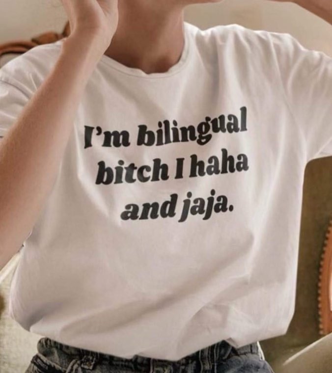 Me understanding the tweets without the translate button