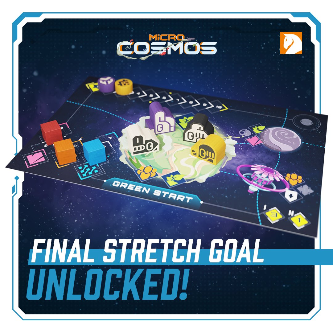 ThistroyGames's tweet photo. YES! You did it! The final stretch goal for Micro Cosmos has just been unlocked! Each player will have individual shapes for their colony markers. Not only that! Each shape will have a different pad printing on it! #boardgame #bgg #scifi #Cosmos https://t.co/T9fWzVq9U9