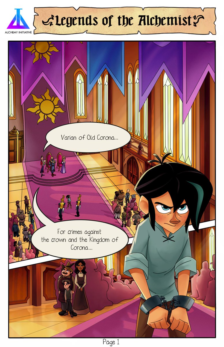 AlchemyInitiat1's tweet photo. Chapter 1, Page 1: 

Storyboard: Smoke-is-living
Clean Up: lorl
Background: @JessieFandisney 
Line Art: @AdventureForArt 
Flat Color: homiecidel &amp; @Soreiya_Art 
Shading: @Soreiya_Art 
Bubbles/Text: NatyArts

#varian #tangledtheseries #alchemyinitiative #fancomic https://t.co/NwGUSbWslB