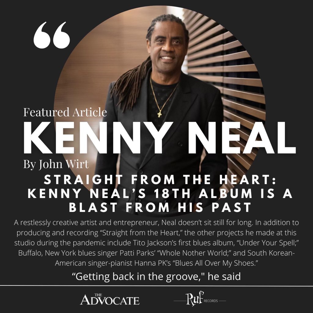 TPGmgmt's tweet photo. “Straight from the heart: Kenny Neal’s 18th album is a blast from his past” The Advocate talks to Kenny Neal - 𝐂𝐇𝐄𝐂𝐊 𝐈𝐓 𝐎𝐔𝐓! https://t.co/AbCIYGfn3M
🎧𝐆𝐄𝐓 𝐘𝐎𝐔𝐑 𝐂𝐎𝐏𝐘 of STRAIGHT FROM THE HEART today ► https://t.co/FxRDXxevut https://t.co/Ut1TTPzS4O