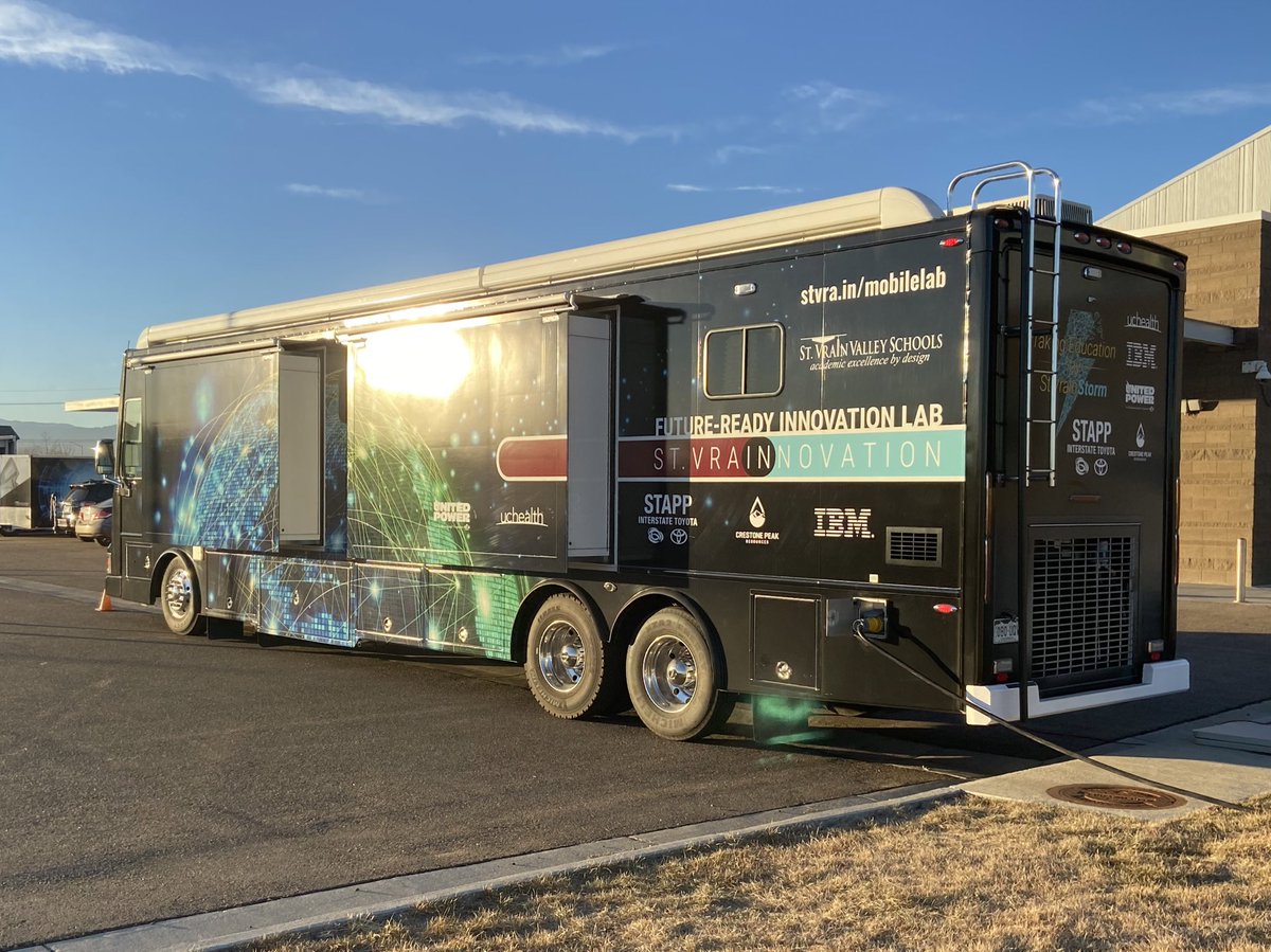 willisowen01's tweet photo. It was wonderful to join @MrColinRickman and @djwhisman at the #RockCS22 Conference this afternoon to present about the Innovation Lab and technologies used in @SVVSD to Computer Science educators from around Colorado. Very thankful for the opportunity! #StVrainStorm https://t.co/hibQXX5crs