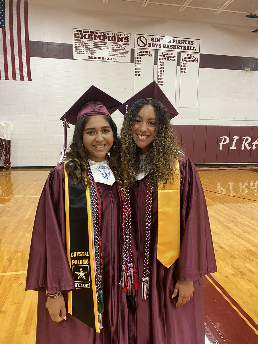 CONGRATS to our seniors! Off to do big things in the Army and at HPU! May God bless you both in your next chapters! Once a Lady Pirate, always a Lady Pirate! We love you!