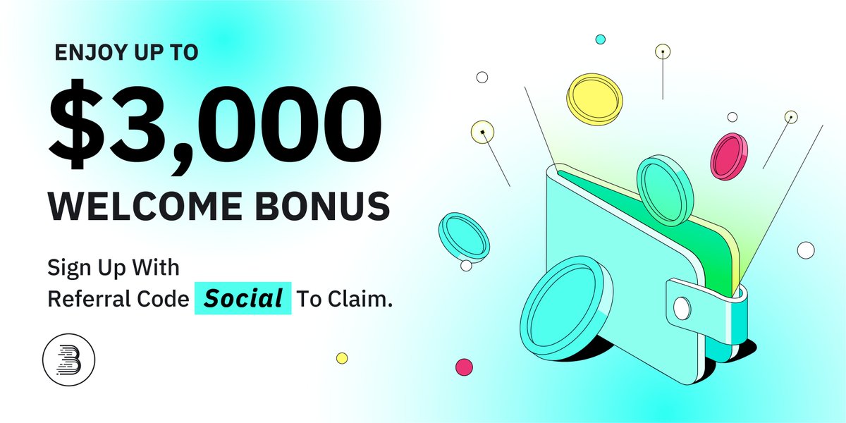 BitMartExchange's tweet photo. 🤑Best Sign-up Bonus Ever!
 
👉🏼Register with our exclusive referral code "Social" for a chance to get up to a $3,000 welcome bonus!🔗https://t.co/9TvzVh6Lm1
 
🧑‍🤝‍🧑Refer friends to sign up to enjoy 2-tier commissions
🔗https://t.co/0x8lQdn8VZ
 
#BitMart $BMX #crypto #giveaway #bonus https://t.co/lp511UigNo