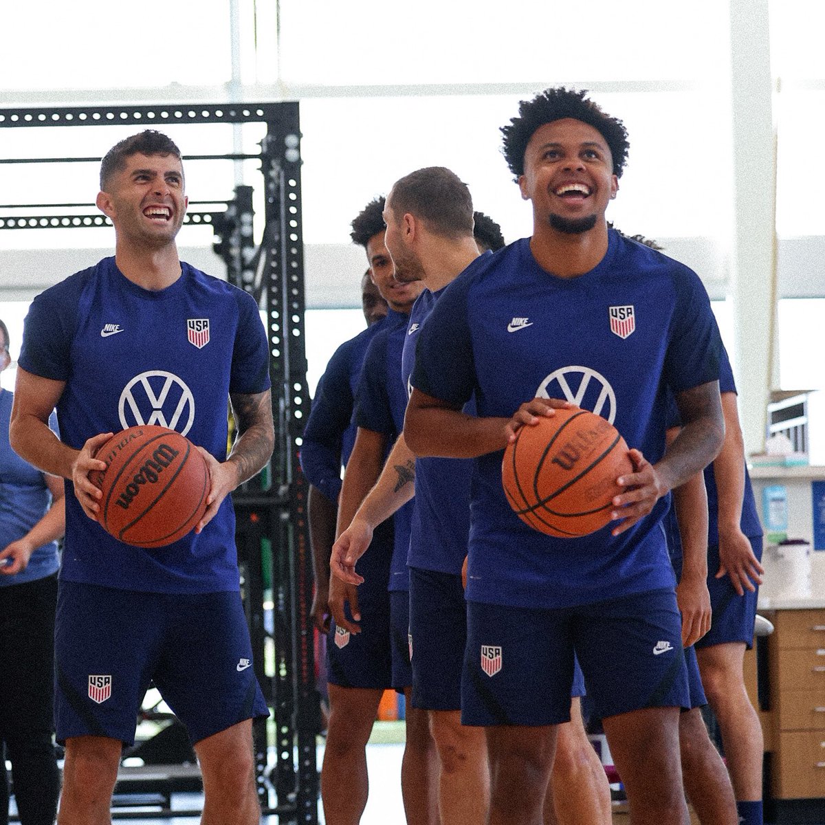 USMNT's tweet photo. Trying to get like @Al_Horford and @FCHWPO last night ☘️ https://t.co/OC5gOK3daz