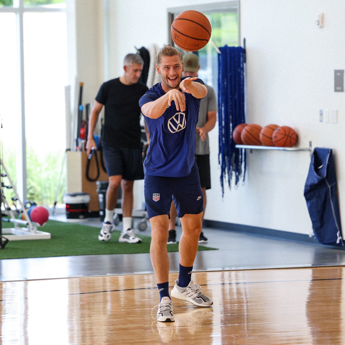 USMNT's tweet photo. Trying to get like @Al_Horford and @FCHWPO last night ☘️ https://t.co/OC5gOK3daz