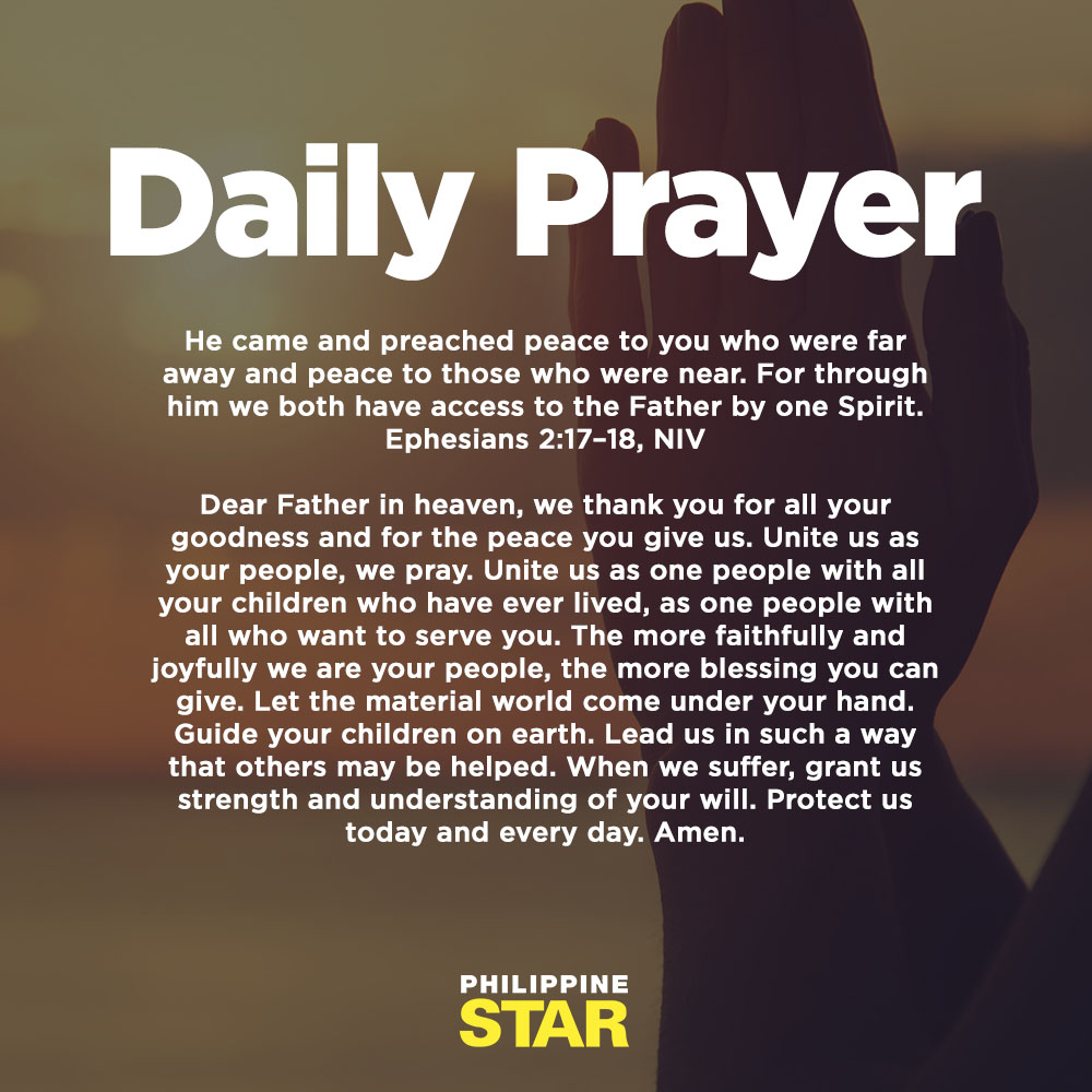 Daily prayer (via plough)