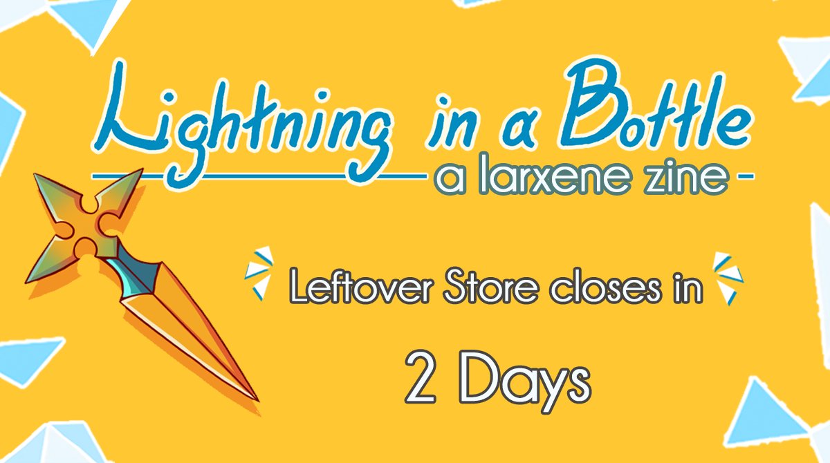 larxine_'s tweet photo. Just 2 DAYS left to get your copy of Lightning in a Bottle! https://t.co/MVwPU5PIcQ