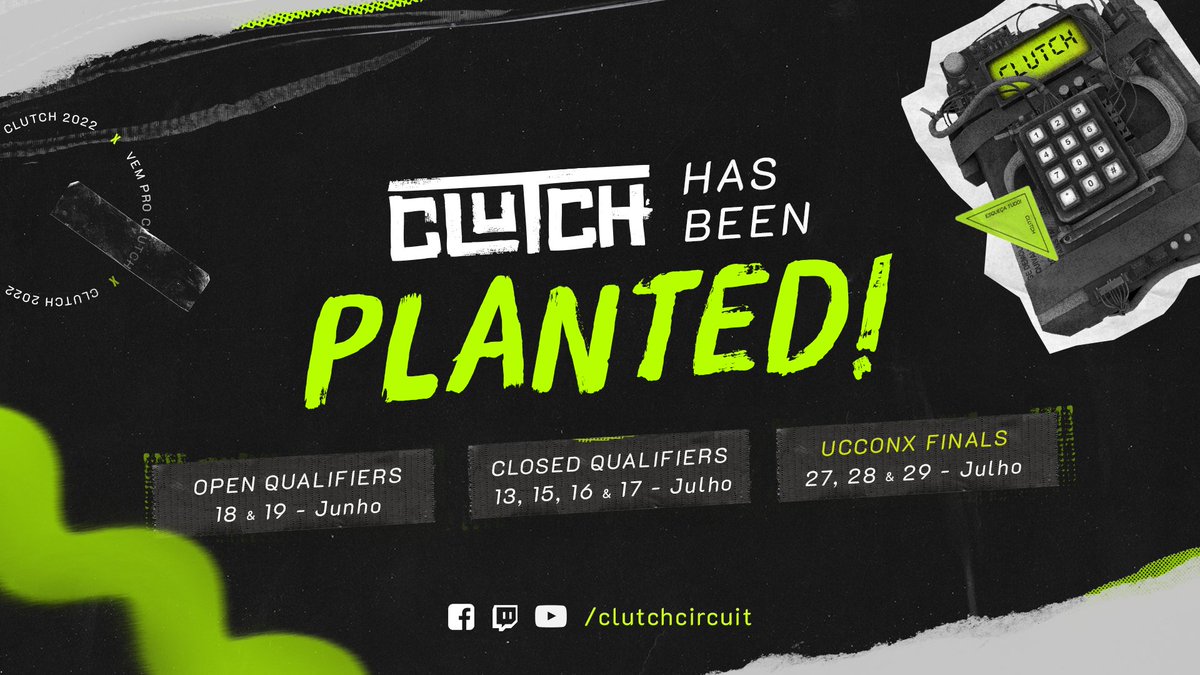 clutchcircuit's tweet photo. É a era do CSGO que fala né, família?
Ano de Major no Brasil, não tinha época melhor para a volta do maior campeonato de #CSGO nacional, concordam?
Então avisa geral que o #CLUTCH tá de volta!
#VemproClutch #BrasileirãoCSGO https://t.co/k3PesGlEeO