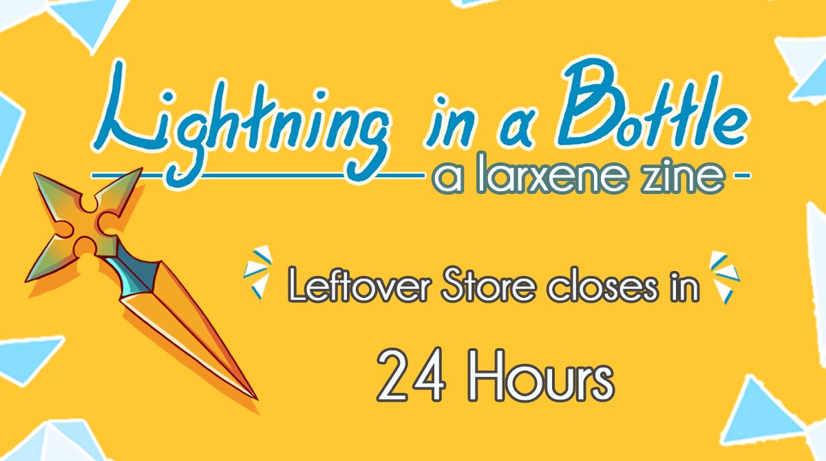 larxine_'s tweet photo. You read right, there's only 24 HOURS left to buy a copy of Lightning in a Bottle - don't miss out! https://t.co/th0rmFzokV