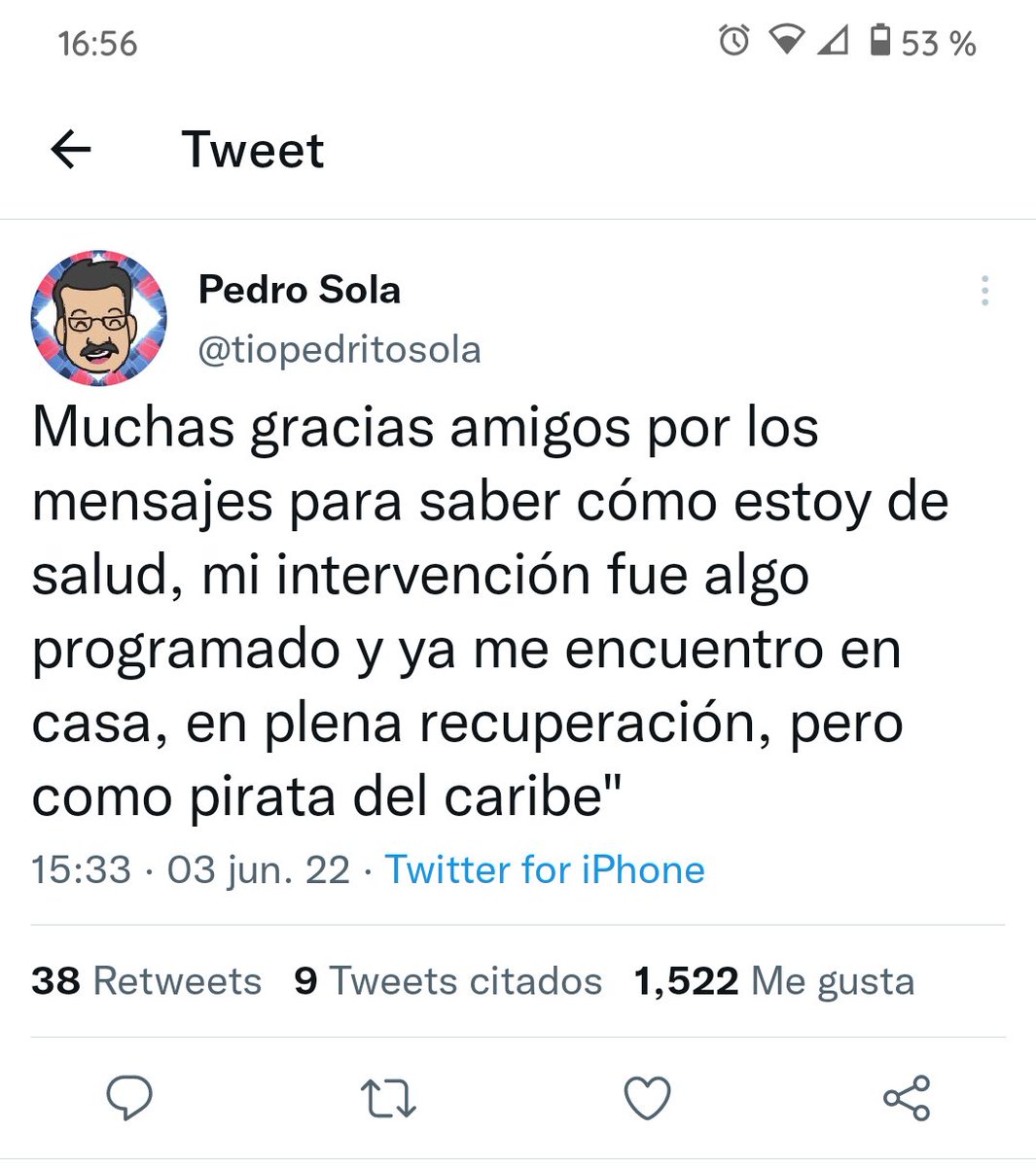 Esvid15's tweet photo. @ChapoyPati @tiopedritosola Para que no le echen la culpa al @ESCORPIONGOLDEN , fue algo programado. Palabras del mismo Pedro Sola. https://t.co/2B6jP9haKX
