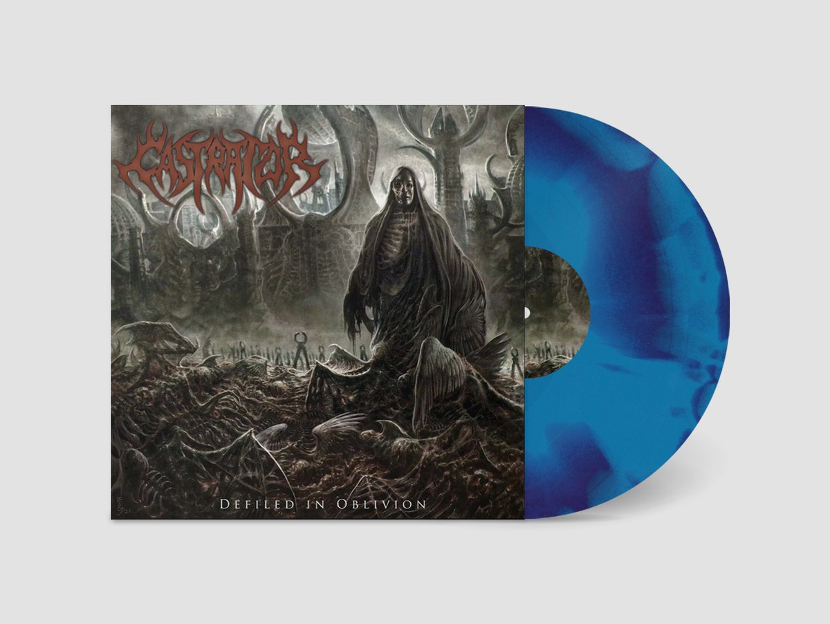gimmeradio's tweet image. PRE-ORDER NOW!🔥 We're thrilled to announce the international powerhouse #Castrator's debut "Defiled in Oblivion" record is now available for pre-order in our store in an exclusive Gimme Magenta &amp;amp; Aqua Blue variant! Limited to just 100 copies!👇
shop.gimmemetal.com/products/castr…