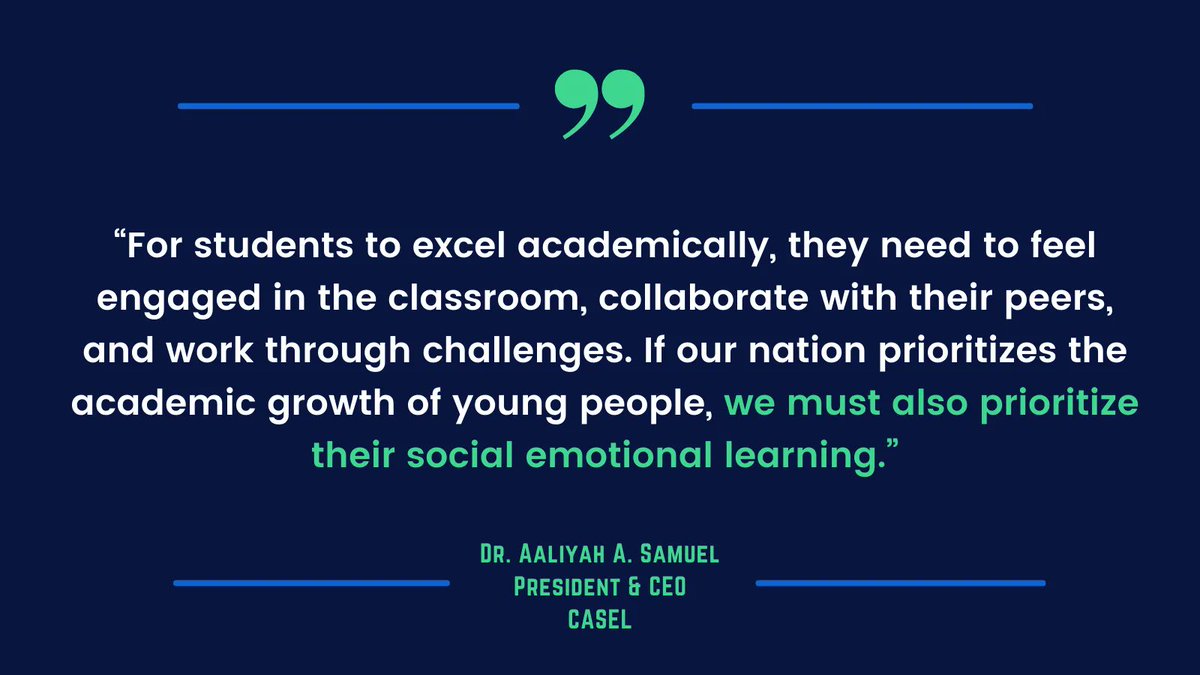 Picture a classroom where your child has the support they need to excel academically, to get excited about learning, &amp; to ask for the support they need to learn &amp; grow. Social &amp; emotional learning (#SEL) helps make that classroom a reality. #SpeakupforSEL bit.ly/3aeF7z0