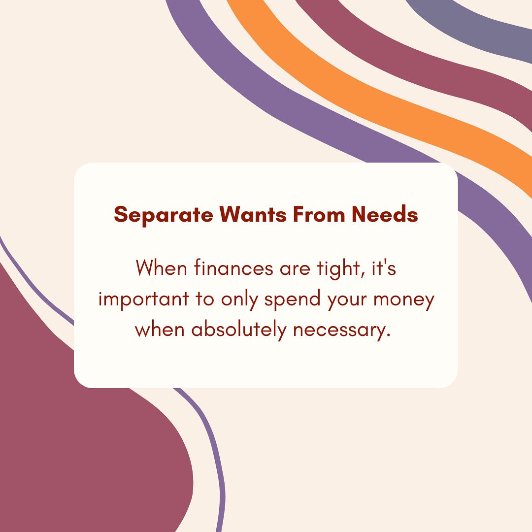 BarnesFinancial's tweet photo. Do you need to buy those new shoes? When money is tight, focus on taking care of your needs over your wants. You can always get your wants in the future once you have your finances back on track!
#taxes #financialfreedom #financialadvice https://t.co/G19zIUYL28