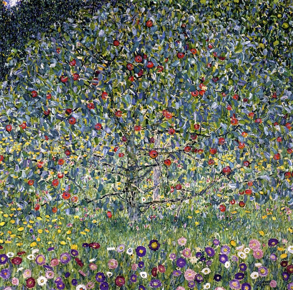 Arteymas_'s tweet photo. Manzano, I, 1912, Gustav Klimt https://t.co/R7MYp5gf4r