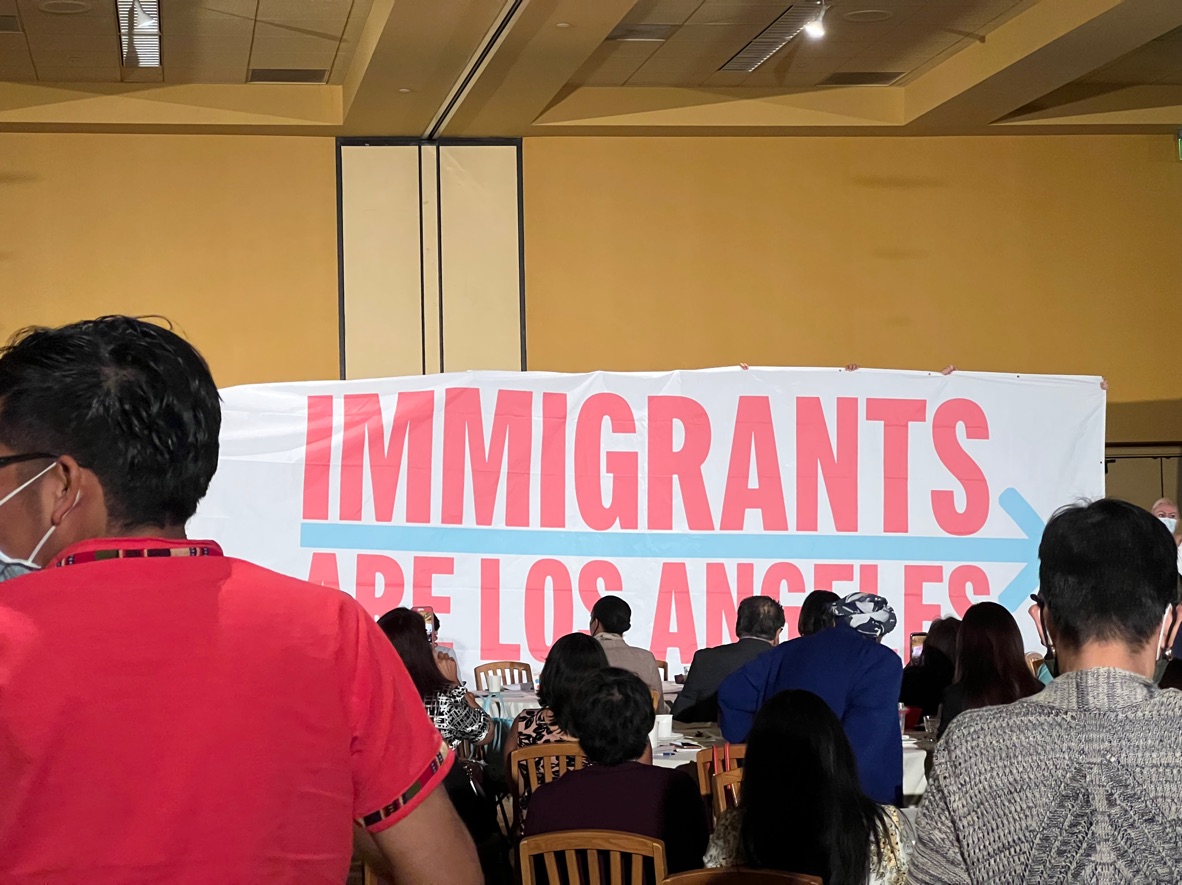 EsperanzaCCLA's tweet photo. Grateful to join the #immigrationsummit2022 this week, to meet with partners, and work together on strategies to welcome, support and uplift immigrants! https://t.co/9dSv7cRQHm
