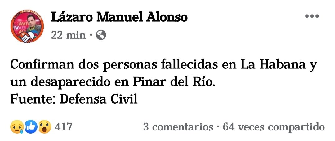 IlenSM's tweet photo. Muy lamentable noticia!!😥 https://t.co/RhkpaYES26