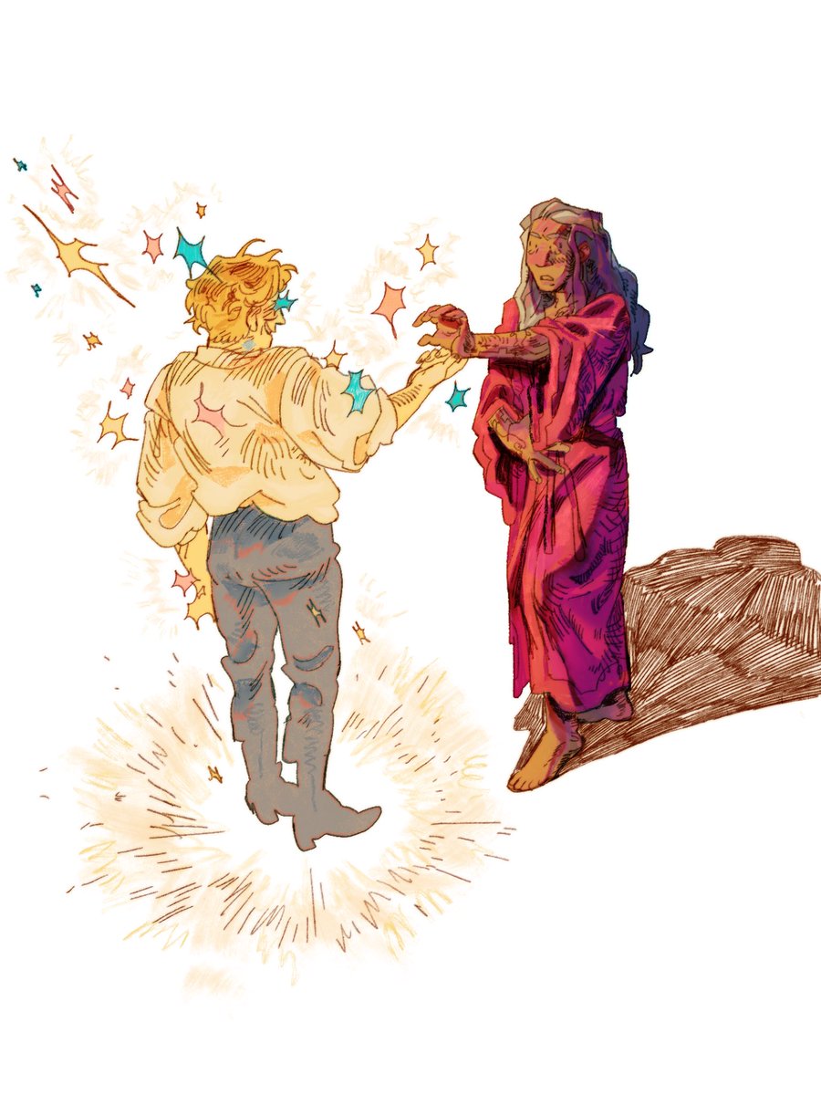 puyogho's tweet image. #ofmd / like moth to a flame 🕯💥✨