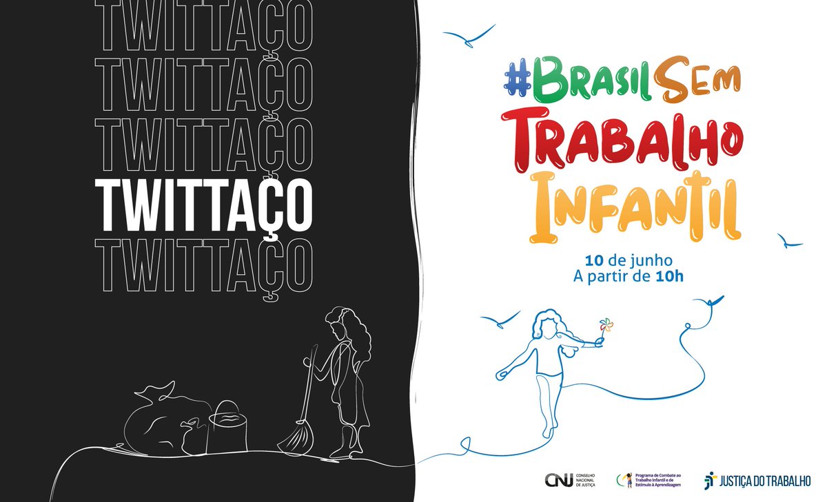 trtsp2's tweet photo. Vamos juntos por um #BrasilSemTrabalhoInfantil?
#CNJ #TST #TRT #CSJT #DigaNãoAoTrabalhoInfantil #PraCegoVer #TRT2Acessível #InfânciaSemTrabalho #CombateTrabalhoInfantilJT #JustiçaDoTrabalho #DireitosHumanos #DireitoDoTrabalho #ProcessoDoTrabalho #BrasilSemTrabalhoInfantil https://t.co/uAevh5YFal