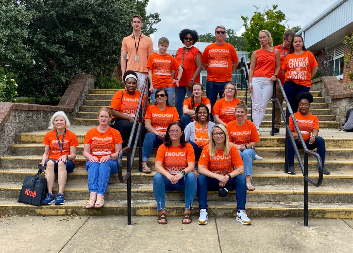 Enough is enough. Proud to advocate against gun violence with many of my colleagues today. Just this morning, we were under a code yellow lockdown while our neighboring high school was on full lockdown. We are tired. This time must be different.