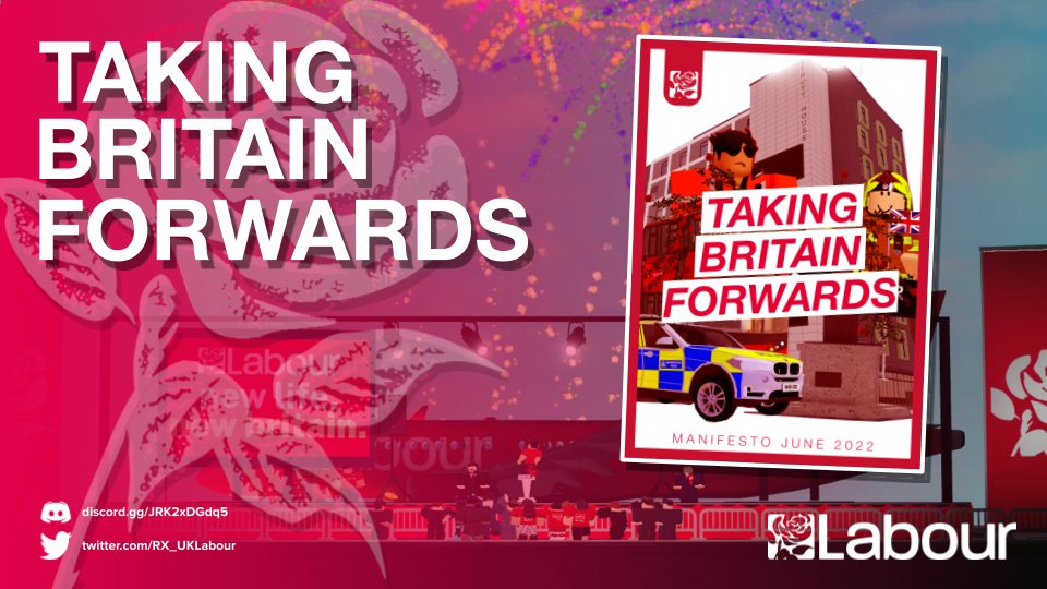 RX_UKLabour's tweet photo. 🚨 Remember: Our Manifesto has been launched and can be viewed by the general public.

See our plan to #TakeBritainForwards
➡ https://t.co/6PVJDiWUQu

🌹 Vote Labour on June 4th.
➡ https://t.co/pAVUXigAxC https://t.co/xEt2EGCQbe