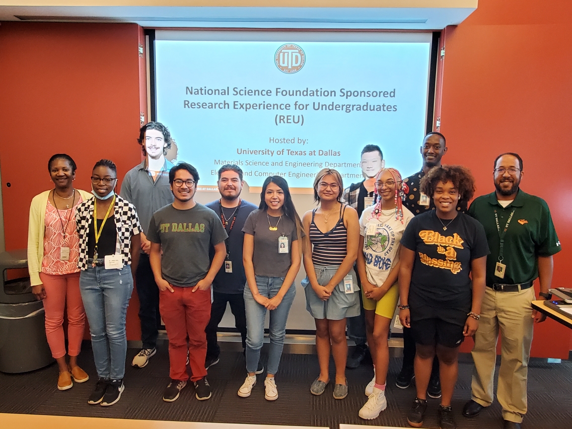UTDMaterialsSci's tweet photo. With great pride we here at #UTDMSE welcome our incoming REU students who are working to expand their horizons and continue #MakingThingsThatMatter during their time here gathering hands-on experience. https://t.co/Ef8RMSLNNF