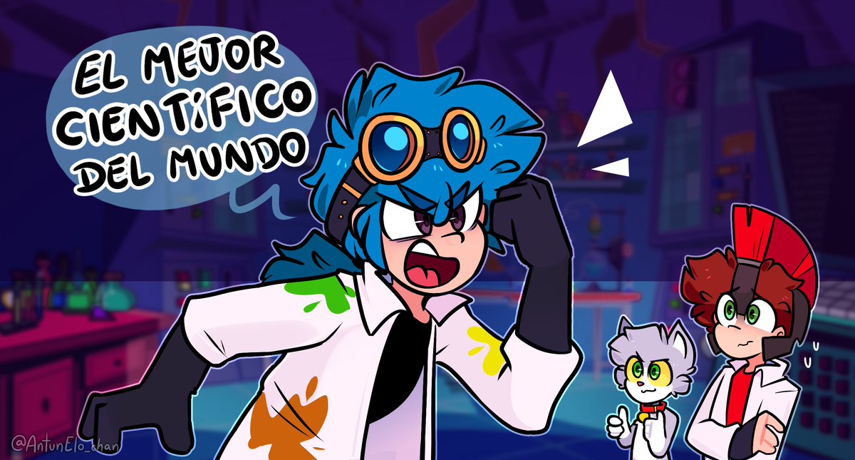 AntunElo_chan's tweet photo. Es el mejor! ⚗️💙✨
#CoMPaS @Timba_Vk https://t.co/ml9SwSgwQN