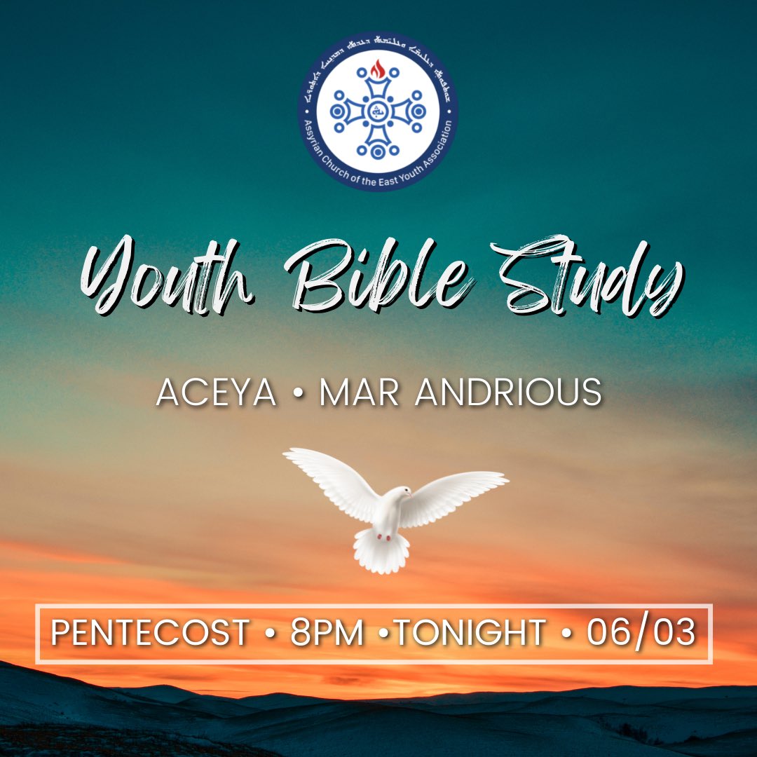 MarAndrious's tweet photo. Bible Study will be tonight at 8pm where we will go over Pentecost. We pray for your arrival! 🙏🏼

⛪️ Youth Bible Study welcomes anyone between the ages 13-30, we encourage you to bring a friend https://t.co/1aWsHViOEX