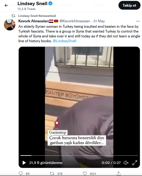 Şu kadınla aynı paylaşımı yapanın zihniyeti sapkındır.
Sionun ileri karakolları ve amirleri iş başında.