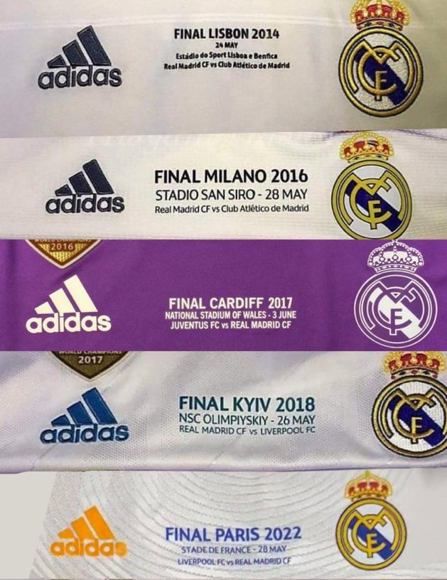 JLSanchez78's tweet photo. "El Real Madrid gana las Champions sin enfrentarse a los mejores..."

🏆🏆🏆🏆🏆 (2014 - 22)

3️⃣ Bayern (1/2 -2- y 1/4)
2️⃣ Liverpool (finales)
2️⃣ Atlético (finales)
2️⃣ Juventus (final y 1/4)
2️⃣ Manchester City (1/2)
2️⃣ PSG (1/8)
1️⃣ Chelsea, Roma, Nápoles...

TRONO MERECIDO 👑 https://t.co/YbUIsLG83P