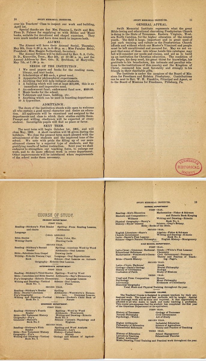 ppccsm's tweet photo. In addition to names of the staff and faculty as well as the course descriptions, the 1900 - 1901 catalogue lists the students and where they were from. 

The student names are searchable online at https://t.co/8TREX5CaGI COLLEGE CATALOGUE, 1900-1901

https://t.co/FIR5VPri1d https://t.co/MVowWcxeJe