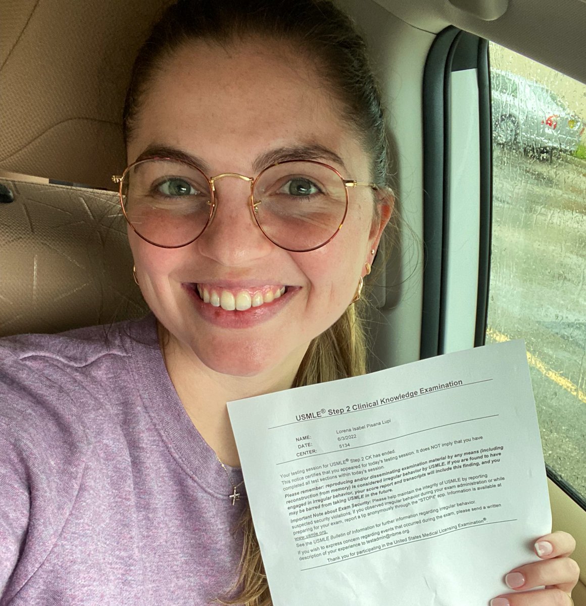 LorenaPisanaMD's tweet photo. Step 2 CK done! My brain hurts😵‍💫 
#USMLE #Match2023 https://t.co/WC23jrEVH8