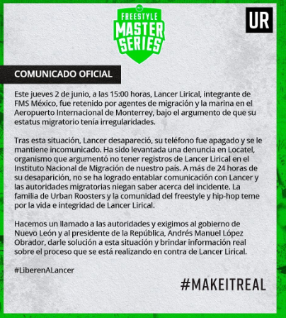 NataliSnchez9's tweet image. Por favor ayudenos a difundir #LiberenALancer