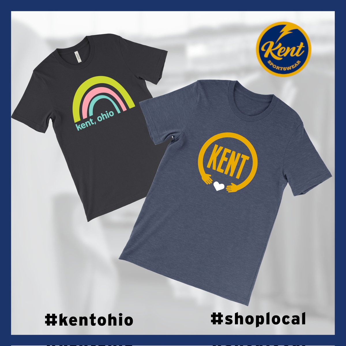 kentsportswear's tweet photo. As a locally owned business that produces most of our product right here in Kent, carrying Kent, Ohio merchandise is always important to us and we are constantly increasing our assortment. ♥️

We'll also be open 10a-8p on June 4 across from the Main Street Kent Art &amp; Wine Fest 🍷 https://t.co/hcz4VGXzG8