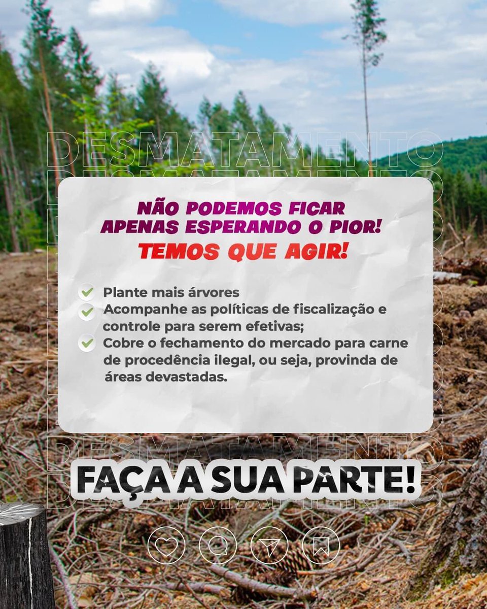 annemouraam's tweet image. Logo, precisamos garantir mais estrutura para que eles possam denunciar de forma rápida e segura qualquer invasão e desmatamento. 🔥

Além disso, é necessário propor políticas públicas que garantam punições mais rigorosas para quem comete crimes ambientais.
 #sosam #desmatamento