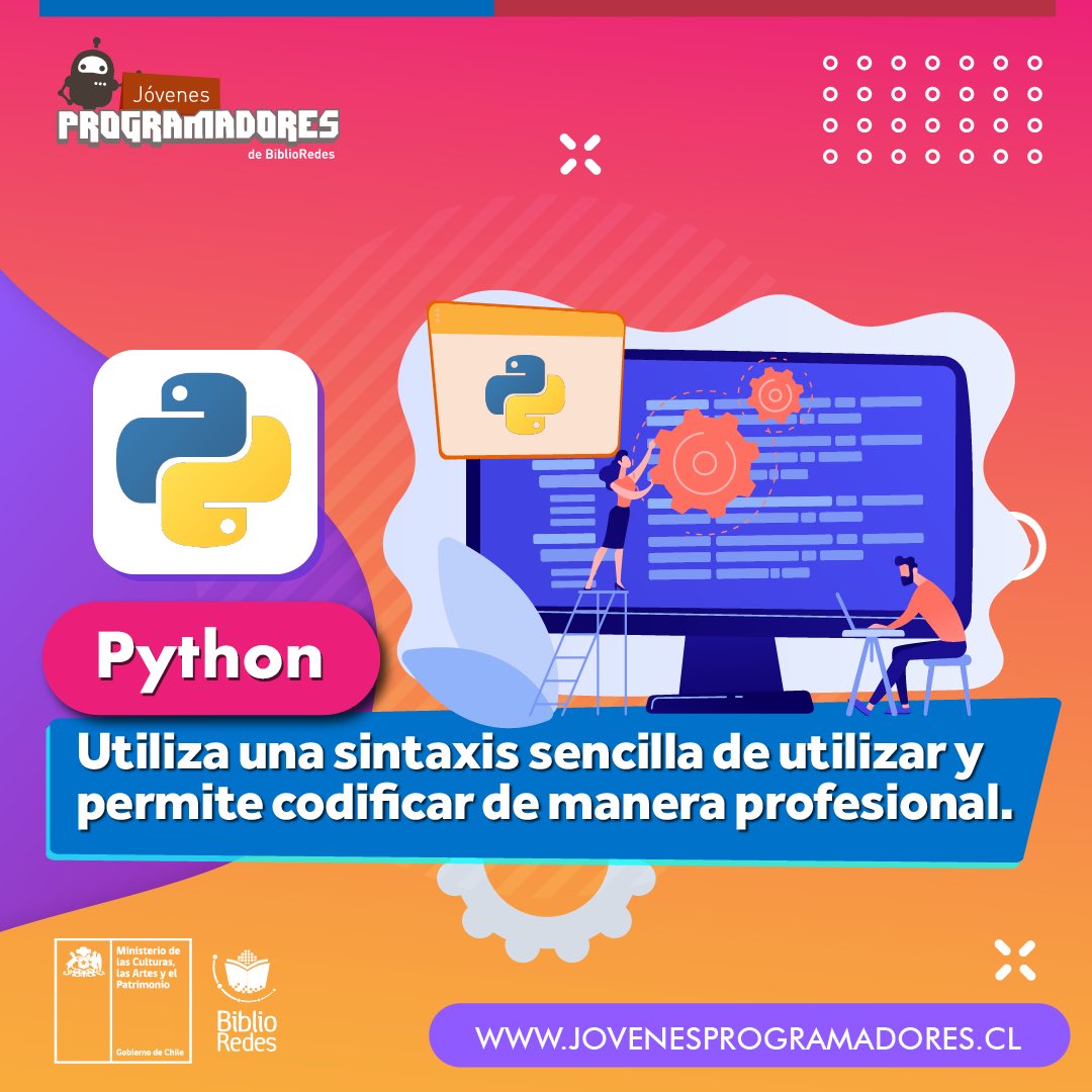 JProgramadores's tweet photo. Si te interesa aprender o refrescar tus conocimientos en #programación ¡Esta información es para ti! Súmate a la comunidad de Jóvenes Programadores. Iniciativa 100% gratuita,online y sin límite de edad👉https://t.co/ASxoNqPNju https://t.co/EMib8hDesY