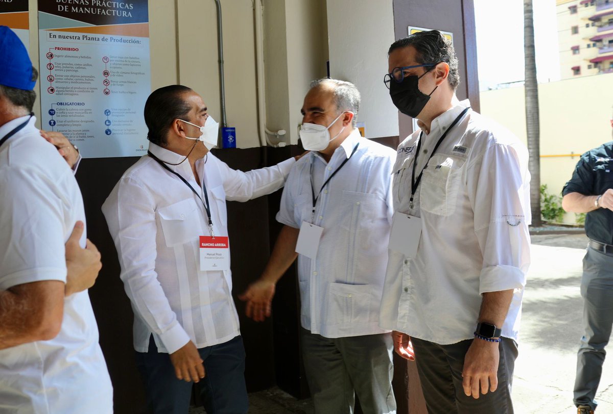 IndubanSAS's tweet photo. Agradecemos la visita de Legisladores de la Rep. Dom., @airdmedia y @conep_rd, como parte de su Jornada de Socialización, donde nuestro presidente ejecutivo Manuel Pozo Perelló y el vicepresidente Jorge Perelló, les mostraron nuestros procesos de producción de #LoMejorDeLoNuestro https://t.co/sgjoml4FAJ